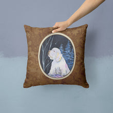 Load image into Gallery viewer, Clumber Spaniel Throw Pillow - 14x14 Decorative Pillow – Art for Your Home &amp; Patio