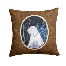 Load image into Gallery viewer, Clumber Spaniel Throw Pillow - 14x14 Decorative Pillow – Art for Your Home &amp; Patio