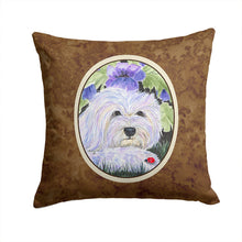 Load image into Gallery viewer, Coton de Tulear Throw Pillow - 14x14 Decorative Pillow – Art for Your Home &amp; Patio