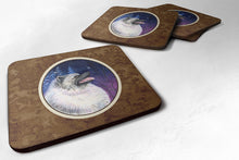 Load image into Gallery viewer, Starry Night Keeshond Coasters - Set of 4 Lightweight Foam, Absorbent Drink Coasters