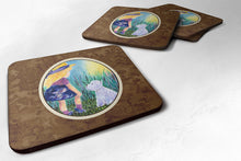 Load image into Gallery viewer, Little Girl with Westie Coasters - Set of 4 Lightweight Foam, Absorbent Drink Coasters