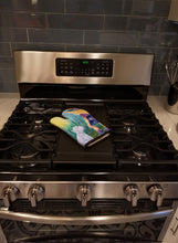 Load image into Gallery viewer, Little Girl with Westie Oven Mitt SS8351OVMT