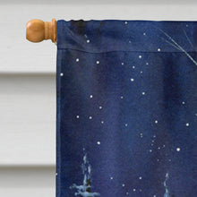 Load image into Gallery viewer, Starry Night Akita Flag Canvas House Size