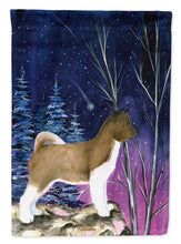 Load image into Gallery viewer, Starry Night Akita Flag Canvas House Size