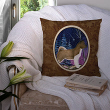 Load image into Gallery viewer, Starry Night Akita Throw Pillow - 14x14 Decorative Pillow – Art for Your Home &amp; Patio
