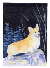 Load image into Gallery viewer, Starry Night Corgi Garden Flag – Decorative Outdoor Yard Flag