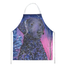Load image into Gallery viewer, Starry Night Curly Coated Retriever Apron – Artist-Designed Kitchen, BBQ &amp; Craft Apron