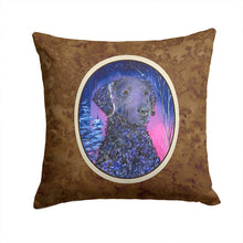 Load image into Gallery viewer, Starry Night Curly Coated Retriever Throw Pillow - 14x14 Decorative Pillow – Art for Your Home &amp; Patio
