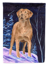 Load image into Gallery viewer, Starry Night Chesapeake Bay Retriever Flag Canvas House Size