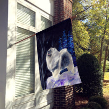 Load image into Gallery viewer, Starry Night Keeshond Flag Canvas House Size