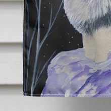 Load image into Gallery viewer, Starry Night Keeshond Flag Canvas House Size