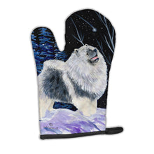Load image into Gallery viewer, Starry Night Keeshond Oven Mitt SS8357OVMT