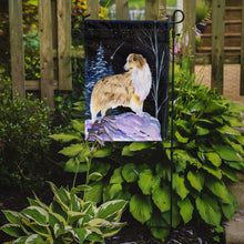 Load image into Gallery viewer, Starry Night Australian Shepherd Garden Flag – Decorative Outdoor Yard Flag