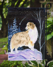 Load image into Gallery viewer, Starry Night Australian Shepherd Garden Flag – Decorative Outdoor Yard Flag