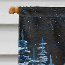 Load image into Gallery viewer, Starry Night Airedale Flag Canvas House Size