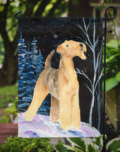 Load image into Gallery viewer, Starry Night Airedale Garden Flag – Decorative Outdoor Yard Flag