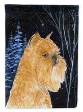 Load image into Gallery viewer, Starry Night Brussels Griffon Garden Flag – Decorative Outdoor Yard Flag