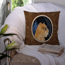 Load image into Gallery viewer, Starry Night Brussels Griffon Throw Pillow - 14x14 Decorative Pillow – Art for Your Home &amp; Patio