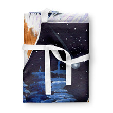 Load image into Gallery viewer, Starry Night Japanese Chin Apron – Artist-Designed Kitchen, BBQ &amp; Craft Apron