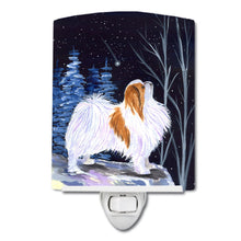 Load image into Gallery viewer, Starry Night Japanese Chin Ceramic Night Light SS8363CNL