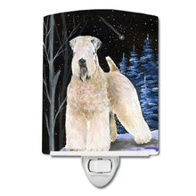 Load image into Gallery viewer, Starry Night Wheaten Terrier Soft Coated Ceramic Night Light SS8364CNL