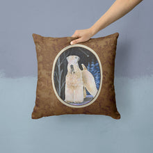 Load image into Gallery viewer, Starry Night Wheaten Terrier Soft Coated Throw Pillow - 14x14 Decorative Pillow – Art for Your Home &amp; Patio