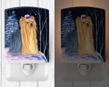 Load image into Gallery viewer, Starry Night Yorkie Ceramic Night Light SS8365CNL