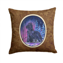 Load image into Gallery viewer, Starry Night Briard Throw Pillow - 14x14 Decorative Pillow – Art for Your Home &amp; Patio