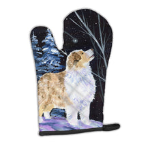 Load image into Gallery viewer, Starry Night Australian Shepherd Oven Mitt SS8367OVMT