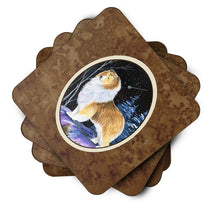 Load image into Gallery viewer, Starry Night Sheltie Coasters - Set of 4 Lightweight Foam, Absorbent Drink Coasters