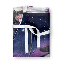 Load image into Gallery viewer, Starry Night Border Collie Apron – Artist-Designed Kitchen, BBQ &amp; Craft Apron