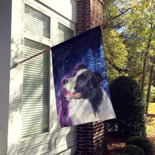 Load image into Gallery viewer, Starry Night Border Collie Flag Canvas House Size