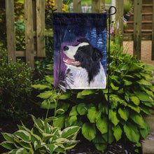 Load image into Gallery viewer, Starry Night Border Collie Garden Flag – Decorative Outdoor Yard Flag