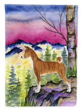 Load image into Gallery viewer, Basenji Garden Flag – Decorative Outdoor Yard Flag