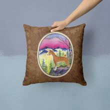 Load image into Gallery viewer, Basenji Throw Pillow - 14x14 Decorative Pillow – Art for Your Home &amp; Patio