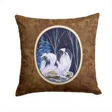 Load image into Gallery viewer, Starry Night Japanese Chin Throw Pillow - 14x14 Decorative Pillow – Art for Your Home &amp; Patio