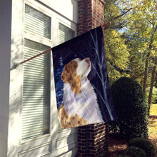 Load image into Gallery viewer, Starry Night Australian Shepherd Flag Canvas House Size