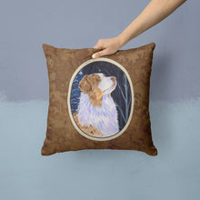 Load image into Gallery viewer, Starry Night Australian Shepherd Throw Pillow - 14x14 Decorative Pillow – Art for Your Home &amp; Patio