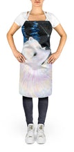 Load image into Gallery viewer, Starry Night Samoyed Apron – Artist-Designed Kitchen, BBQ &amp; Craft Apron