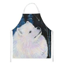 Load image into Gallery viewer, Starry Night Samoyed Apron – Artist-Designed Kitchen, BBQ &amp; Craft Apron