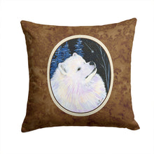 Load image into Gallery viewer, Starry Night Samoyed Throw Pillow - 14x14 Decorative Pillow – Art for Your Home &amp; Patio