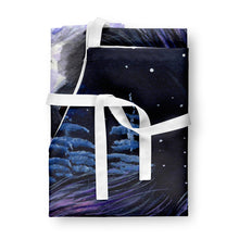 Load image into Gallery viewer, Starry Night Papillon Apron – Artist-Designed Kitchen, BBQ &amp; Craft Apron
