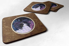 Load image into Gallery viewer, Starry Night Papillon Coasters - Set of 4 Lightweight Foam, Absorbent Drink Coasters