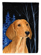 Load image into Gallery viewer, Starry Night Dachshund Flag Canvas House Size
