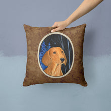 Load image into Gallery viewer, Starry Night Dachshund Throw Pillow - 14x14 Decorative Pillow – Art for Your Home &amp; Patio