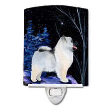 Load image into Gallery viewer, Starry Night Keeshond Ceramic Night Light SS8380CNL