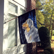 Load image into Gallery viewer, Starry Night Australian Shepherd Flag Canvas House Size