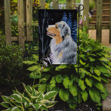 Load image into Gallery viewer, Starry Night Australian Shepherd Garden Flag - Outdoor Decorative Yard Flag