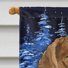 Load image into Gallery viewer, Starry Night Chesapeake Bay Retriever Flag Canvas House Size