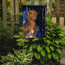 Load image into Gallery viewer, Starry Night Chesapeake Bay Retriever Garden Flag - Outdoor Decorative Yard Flag
